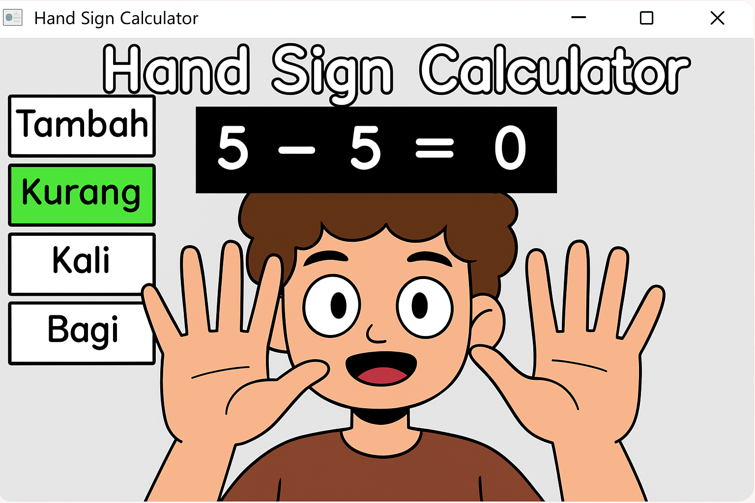 Hand Sign Calculator Computer Vision Project