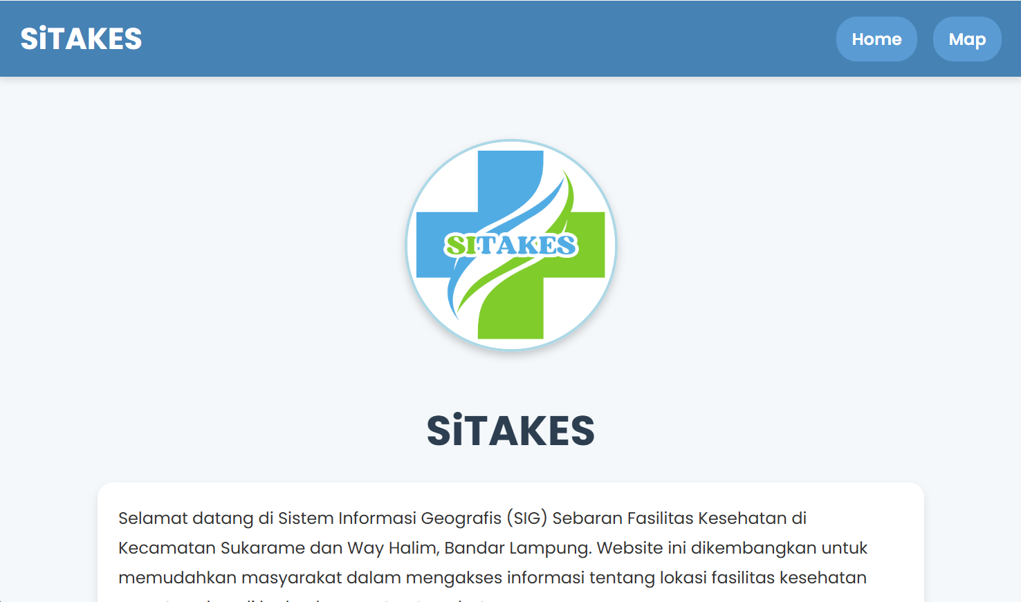 SiTakes Geographic Information System Web Application